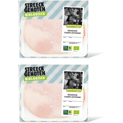 Streeckgenoten Biologische slagers achterham 2-pack