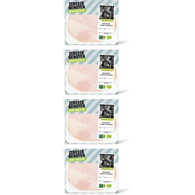 Streeckgenoten Biologische slagers achterham 4-pack