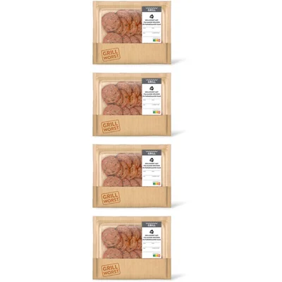AH Grillworst Italiaanse kruiden kaas 4pack