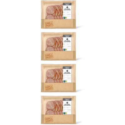AH Grillworst kaas mosterd 4-pack