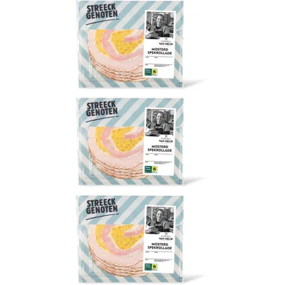 Streeckgenoten Mosterd spekrollade 3-pack