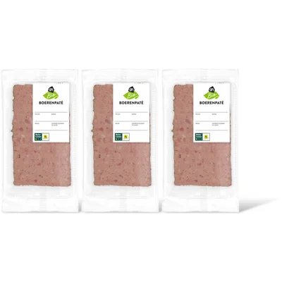 AH Biologisch BoerenpatÃ© 3-pack