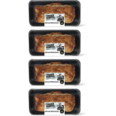 Streeckgenoten Gehaktbroodje 4-pack