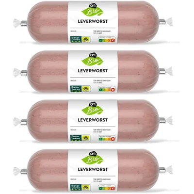 AH Biologisch Leverworst 4pck