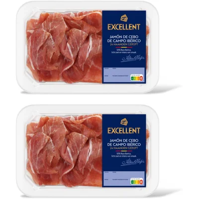 AH Excellent Jamon de cebo de campo Iberico 2-pack