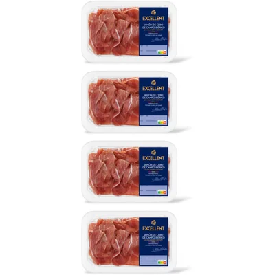 AH Excellent Jamon de cebo de campo Iberico 4-pack