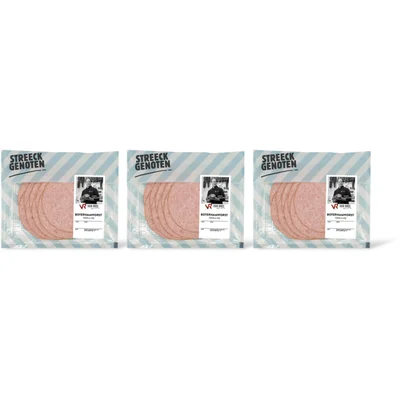 Streeckgenoten Gelderse boterhamworst 3-pack