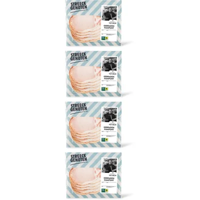 Streeckgenoten Gebraden hampunt 4-pack