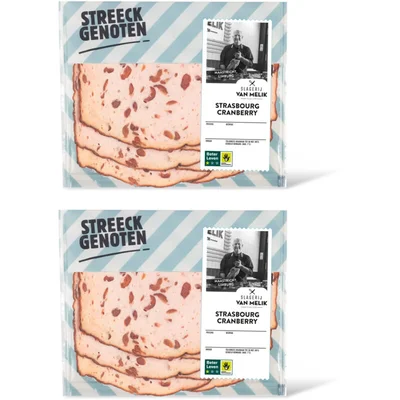 Streeckgenoten Strasbourg cranberry 2-pack