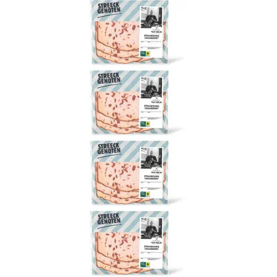 Streeckgenoten Strasbourg cranberry 4-pack
