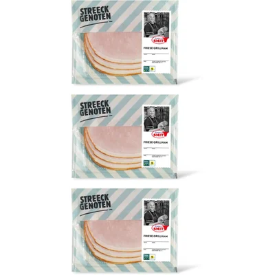 Streeckgenoten Friese grillham 3-pack