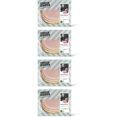 Streeckgenoten riese grillham 4-pack
