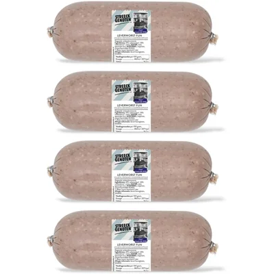 Streeckgenoten Groningse leverworst fijn 4-pack