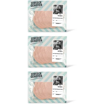 Streeckgenoten Kalfsboterhamworst 3-pack