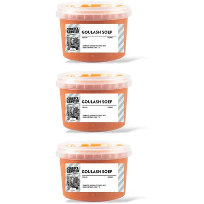 Streeckgenoten Goulashsoep Hongaarse stijl 3-pack