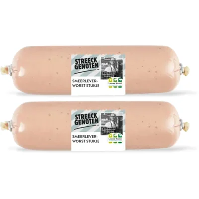 Streeckgenoten Smeerleverworst stukje 2-pack