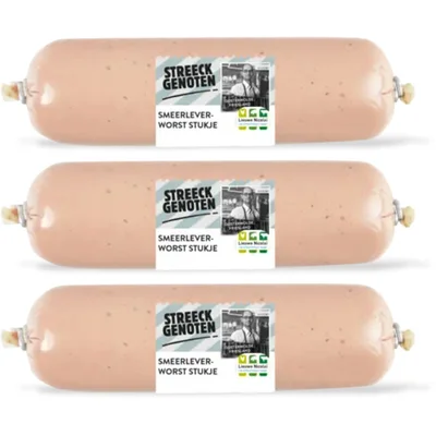 Streeckgenoten Smeerleverworst stukje 3-pack