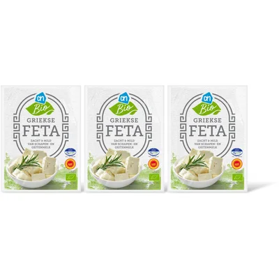 AH Biologisch Griekse feta 3-pack