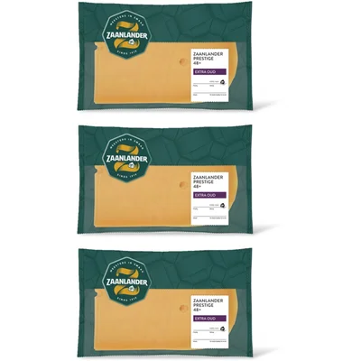 AH Zaanlander Prestige extra oud 48+ plakken 3-pack