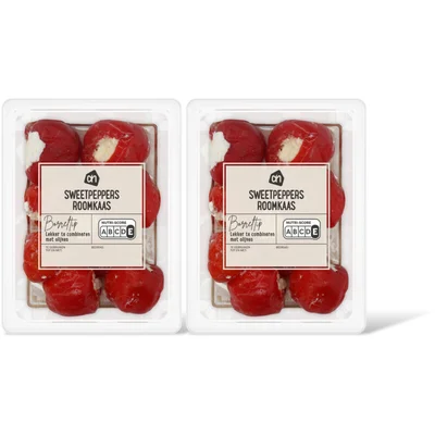 AH Sweetpeppers roomkaas 2-pack