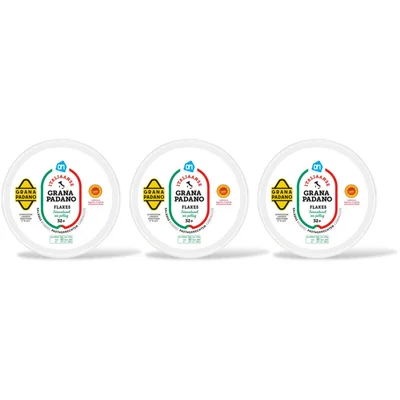 AH Italiaanse grana padano 32+ flakes 3-pck