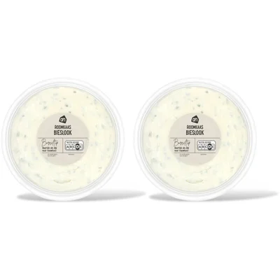 AH Roomkaas bieslook 2 pack