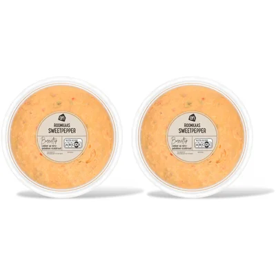 AH Roomkaas sweetpepper 2-pack