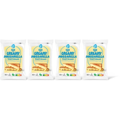AH Mozzarella tostikaas 40+ plakken 4-pack