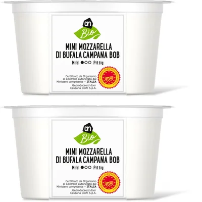 AH Biologisch Mini buffelmozzarella 2-pack