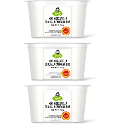 AH Biologisch Mini buffelmozzarella 3-pack