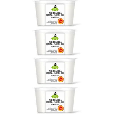 AH Biologisch Mini buffelmozzarella 4-pack