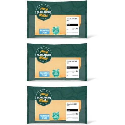 AH Zaanlander Oud 48+ plakken flinterdun 3-pack