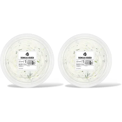 AH Verse roomkaas met kruiden 2-pack