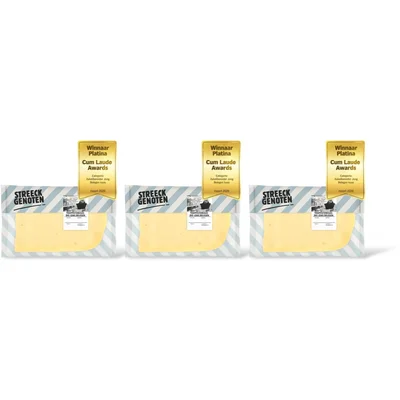Streeckgenoten Trappistenkaas bio jong belegen 3-pack