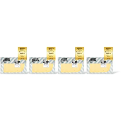 Streeckgenoten Trappistenkaas bio jong belegen 4-pack