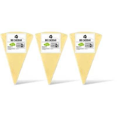 AH Biologisch Cheddar 48+ 3 pack
