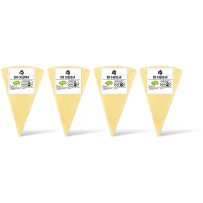AH Biologisch Cheddar 48+ 4 pack