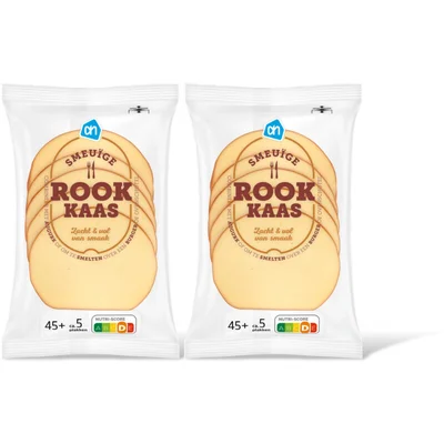 AH SmeuÃ¯ge rookkaas 45+ plakken 2-pack