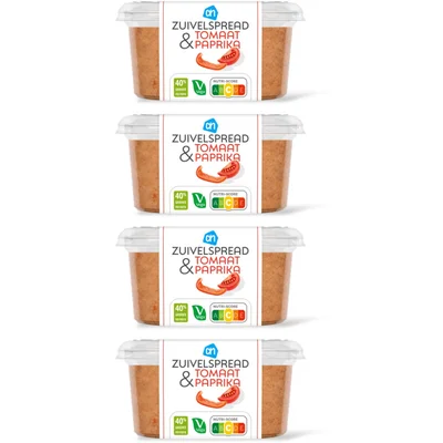 AH Zuivelspread tomaat paprika 4-pack