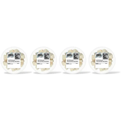 Streeckgenoten Geitenkaasblokjes Italiaanse kruide 4pk