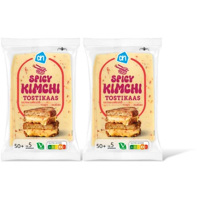 AH Tostikaas spicy kimchi 50+ 2-pack
