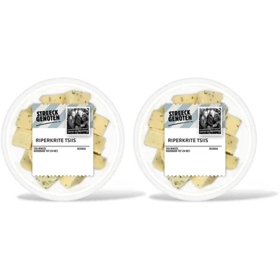 Streeckgenoten Kaasblokjes Riperkrite tsiis 48+ 2-pack