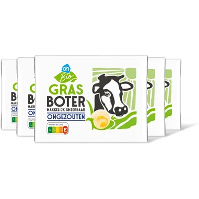 AH Biologisch Grasboter makkelijk smeerbaar ongezo 5pk