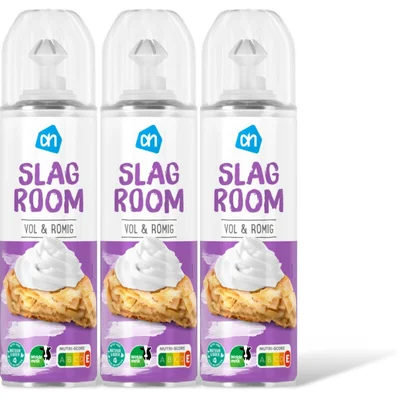 AH Slagroom 3-pack