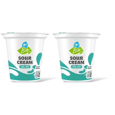 AH Biologisch Sour cream 2-pack