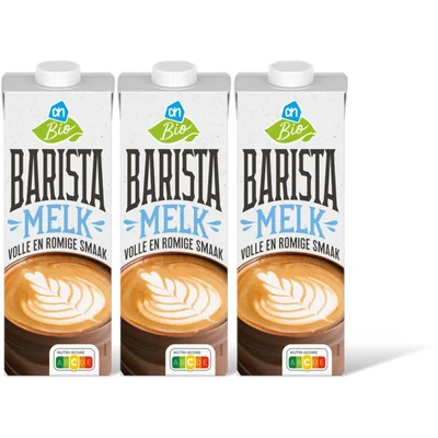 AH Biologisch Barista melk 3-pack
