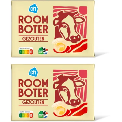 AH Roomboter gezouten 2 pack
