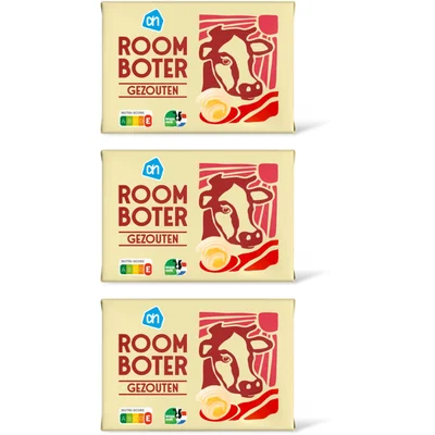 AH Roomboter gezouten 3 pack