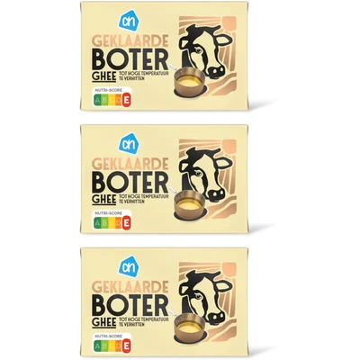 AH Geklaarde boter 3-pack