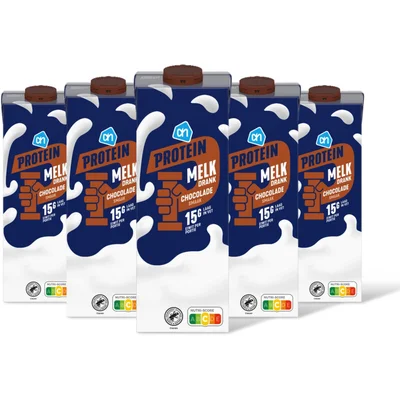 AH Protein melk drank chocolade smaak 5-pck